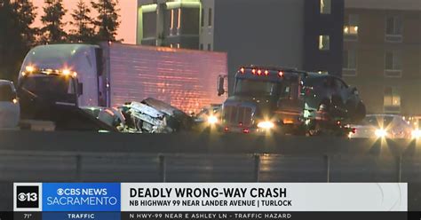 1 Killed, Man and Child Injured in Wrong-Way Collision on Highway 99 [Turlock, CA]